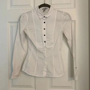 H&M White Button Down Shirt